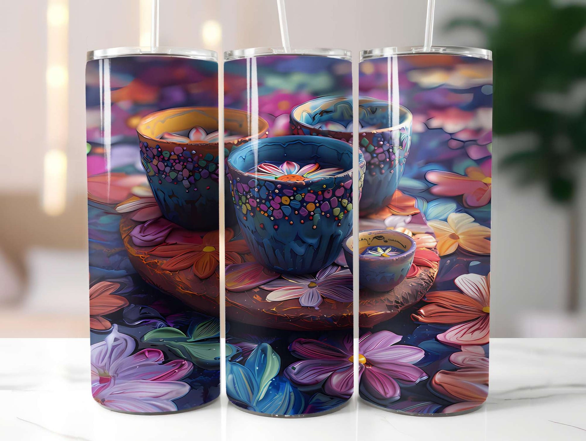 Fine Art Summer 2 Tumbler Wrap - CraftNest - Digital Crafting and Art