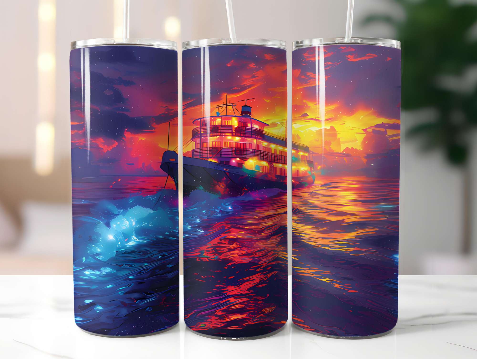 Fine Art Summer 3 Tumbler Wrap - CraftNest - Digital Crafting and Art