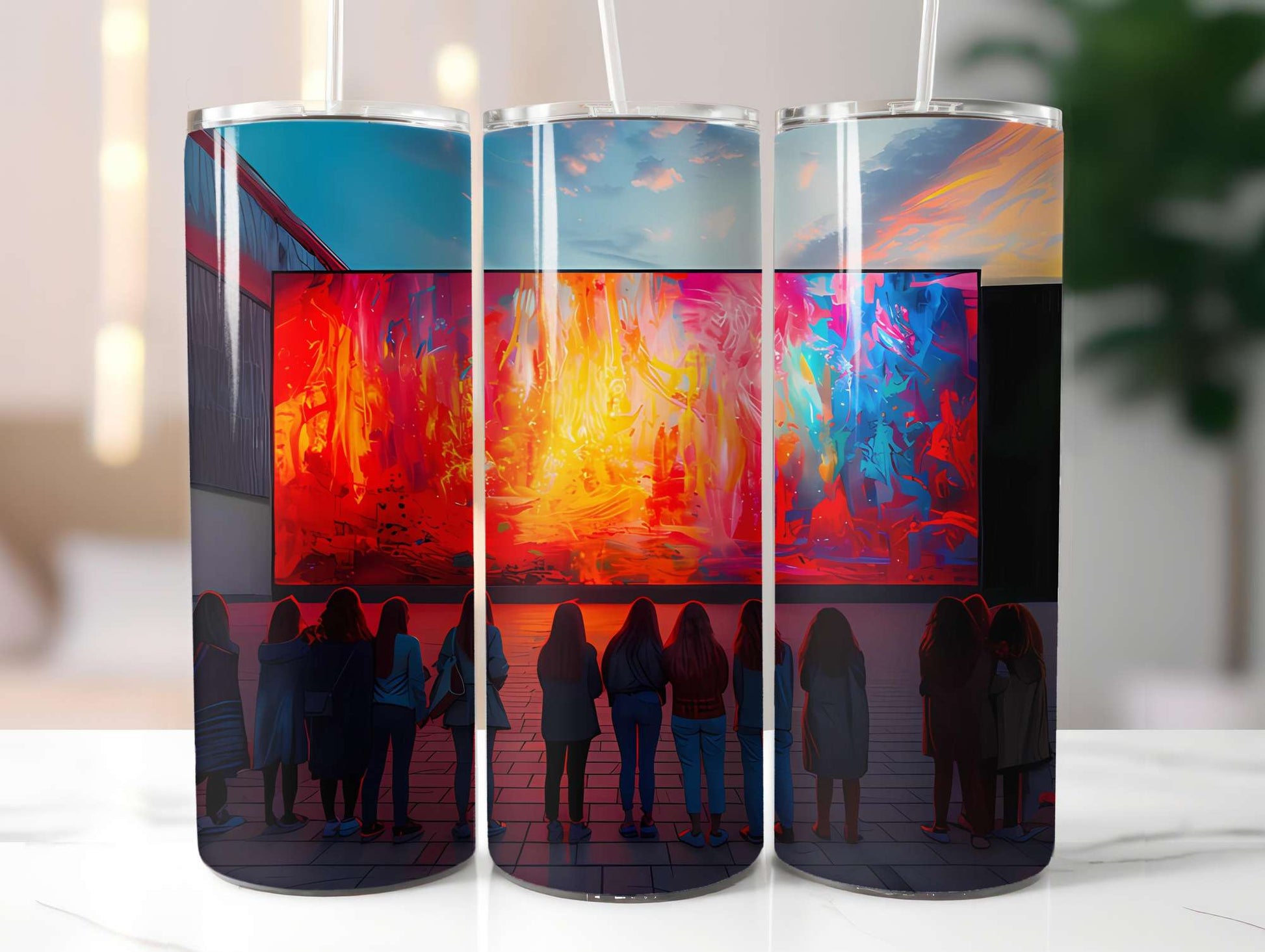 Fine Art Summer 1 Tumbler Wrap - CraftNest - Digital Crafting and Art