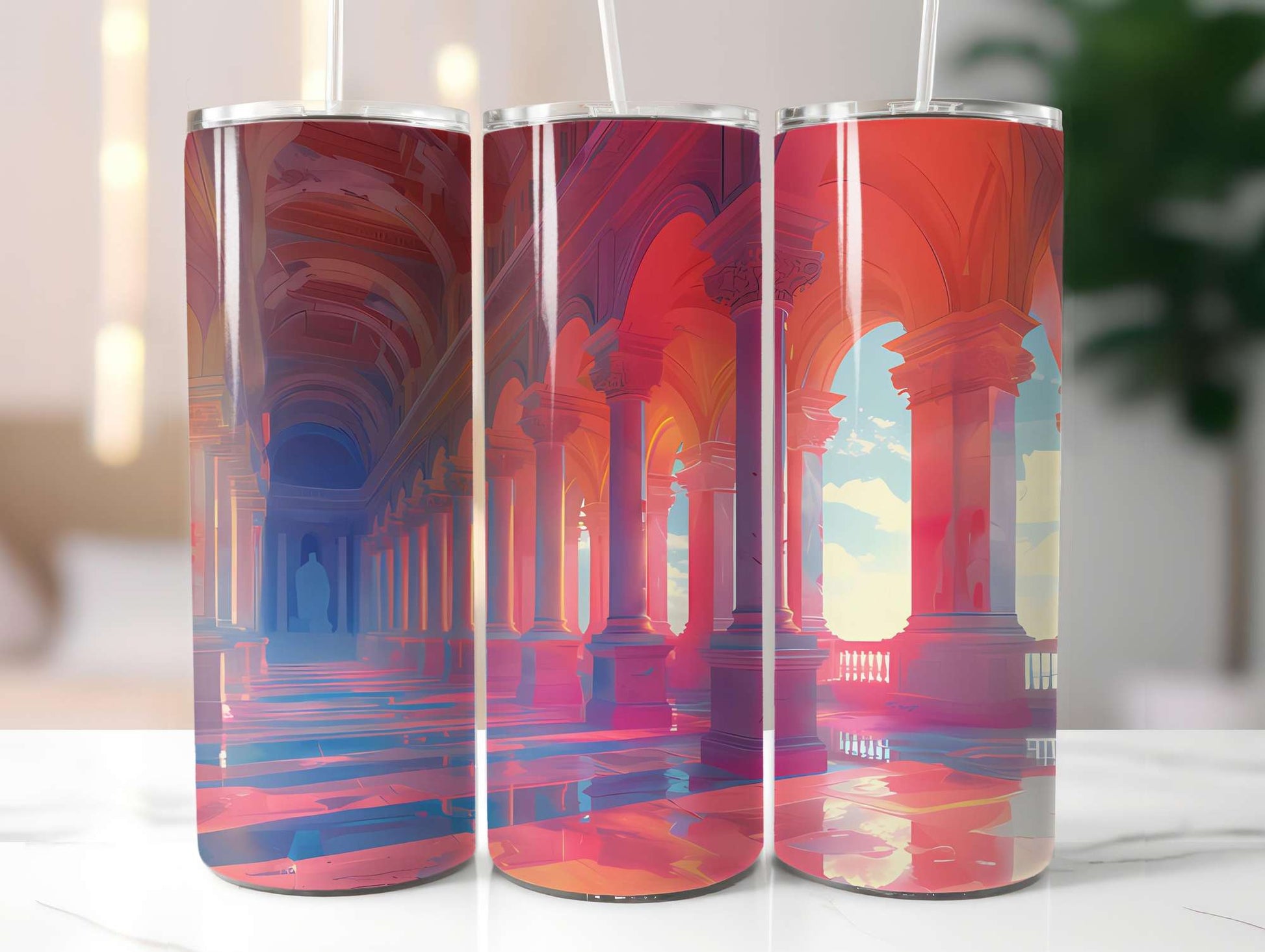 Fine Art Summer 4 Tumbler Wrap - CraftNest - Digital Crafting and Art