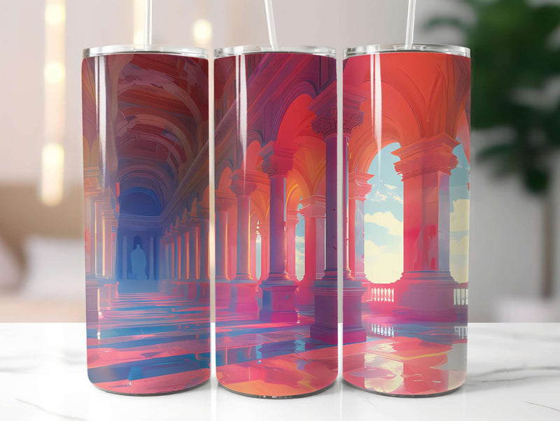 Fine Art Summer 4 Tumbler Wrap - CraftNest - Digital Crafting and Art