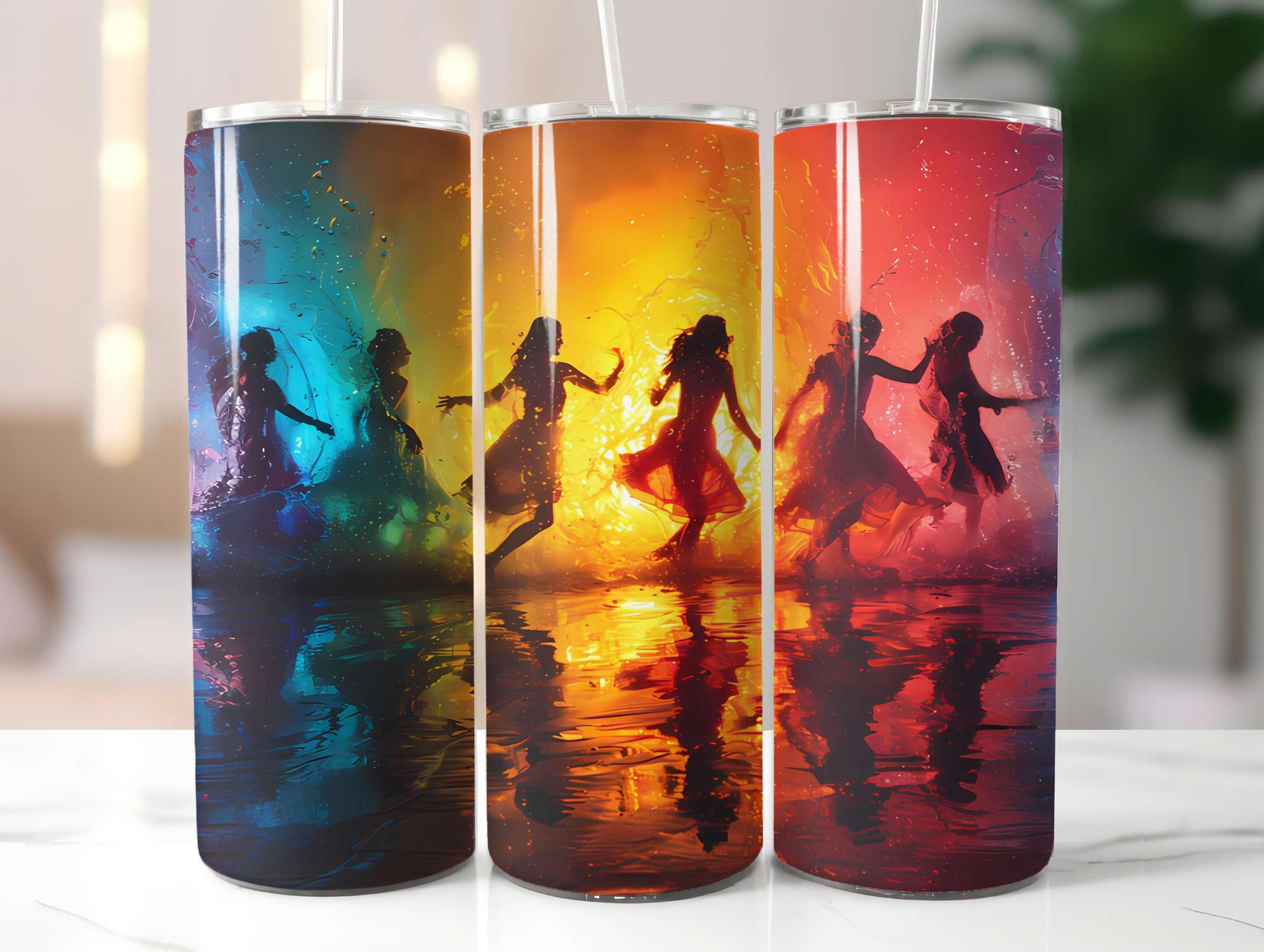 Fine Art Summer 5 Tumbler Wrap - CraftNest - Digital Crafting and Art