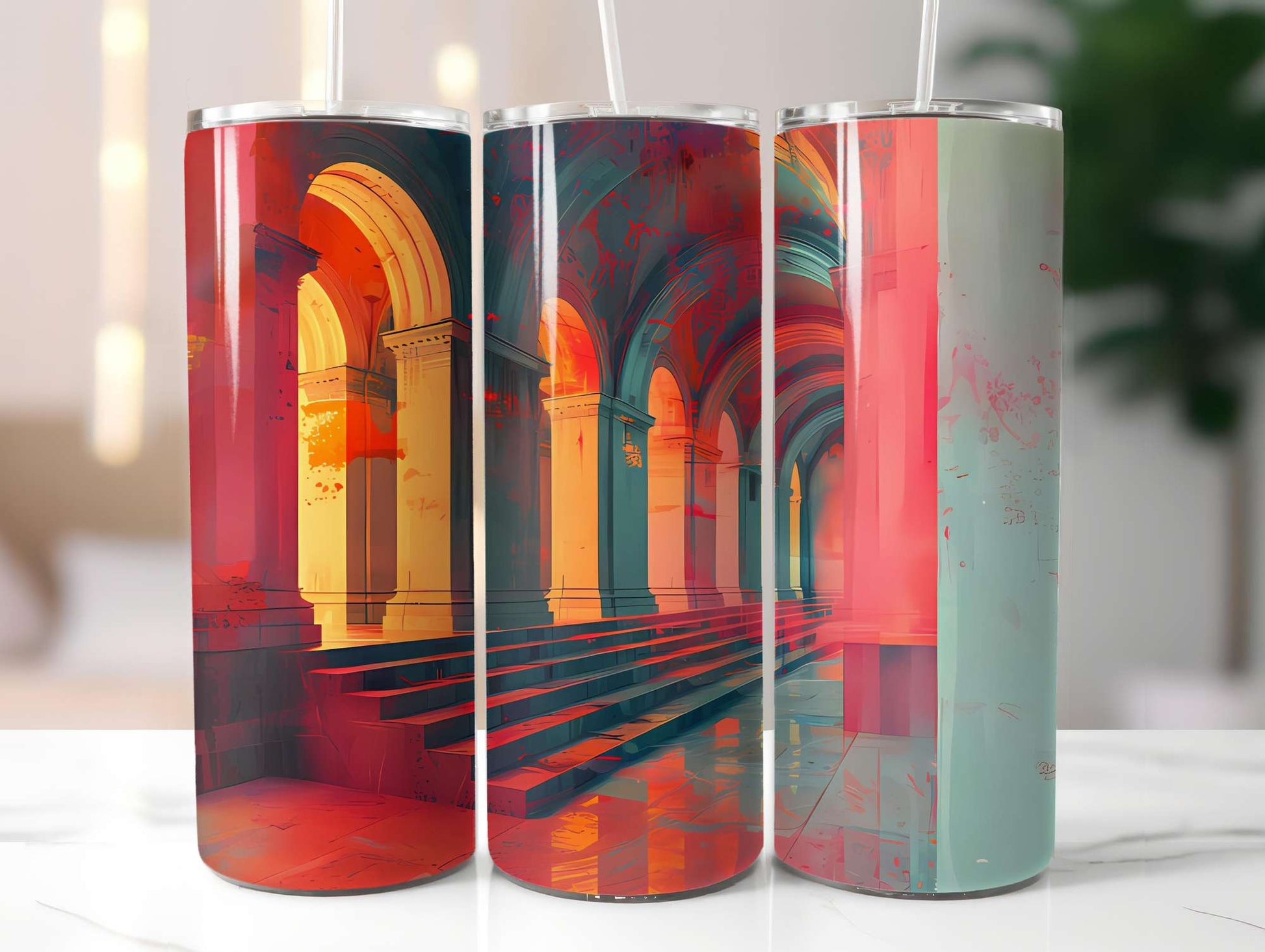 Fine Art Summer 3 Tumbler Wrap - CraftNest - Digital Crafting and Art