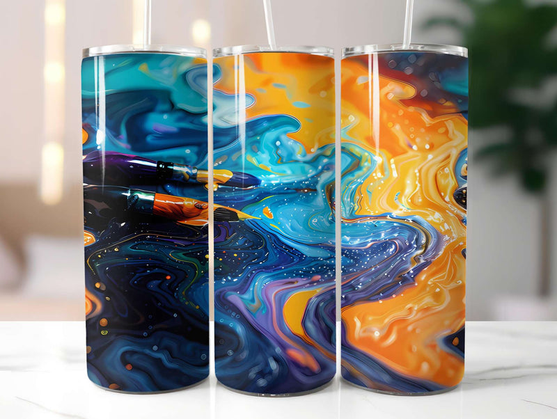 Fine Art Summer 2 Tumbler Wrap - CraftNest - Digital Crafting and Art