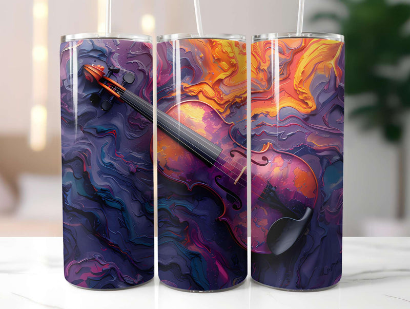 Fine Art Summer 3 Tumbler Wrap - CraftNest - Digital Crafting and Art