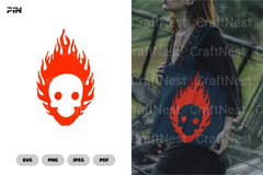 Fire Skull Totebag Clipart Bundle - CraftNest - Digital Crafting and Art