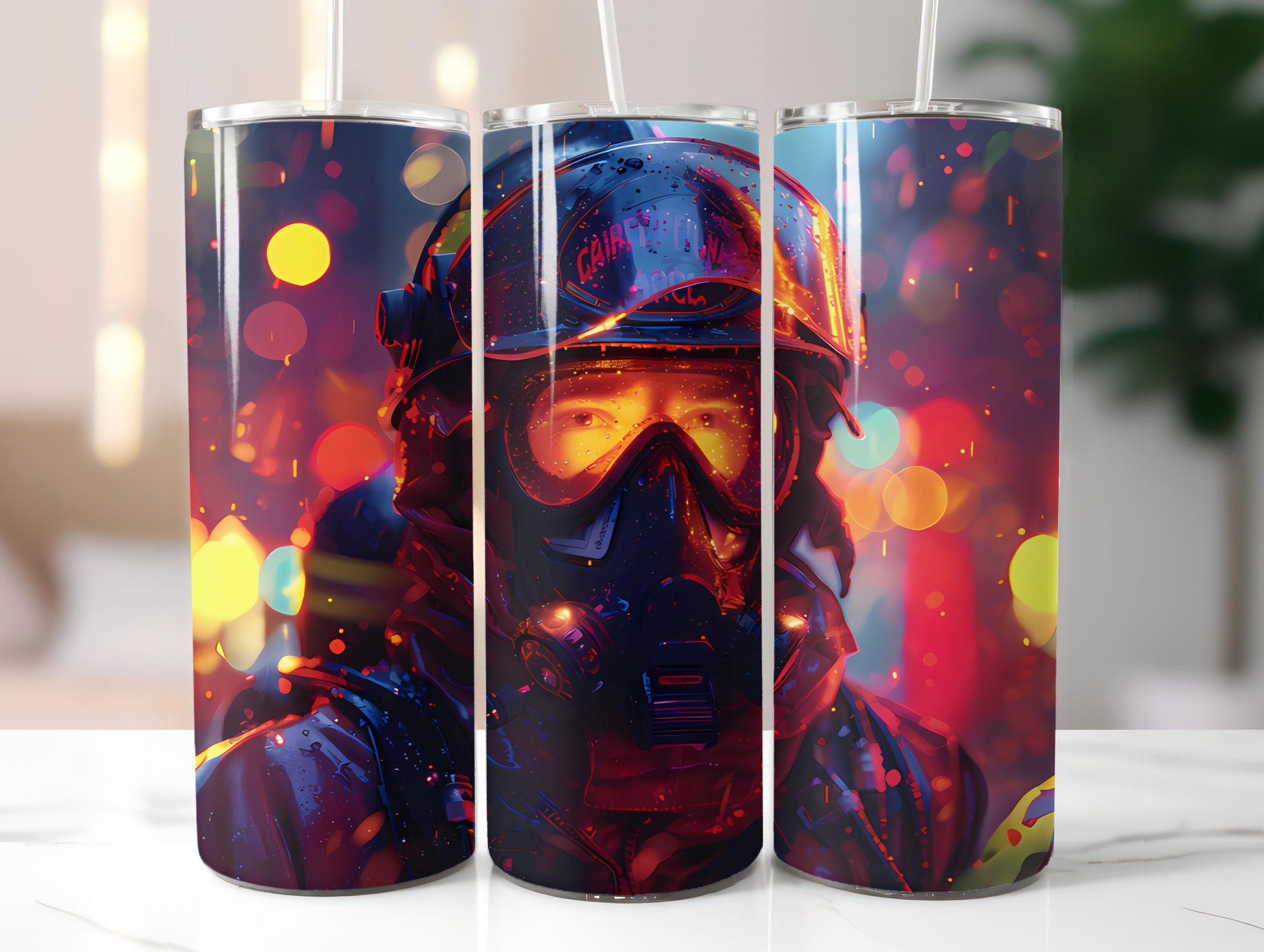 Firefighter Profession 5 Tumbler Wrap - CraftNest - Digital Crafting and Art