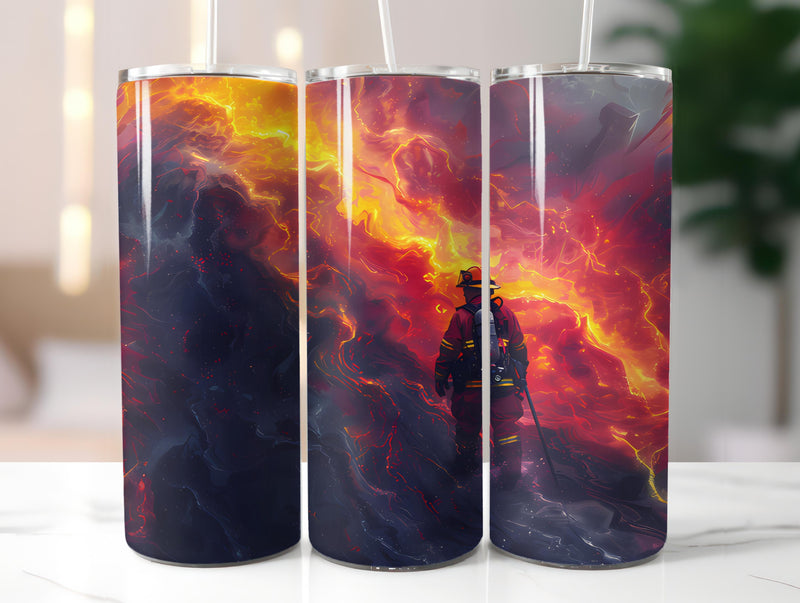 Firefighter Profession 5 Tumbler Wrap - CraftNest - Digital Crafting and Art