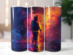 Firefighter Profession 5 Tumbler Wrap - CraftNest - Digital Crafting and Art