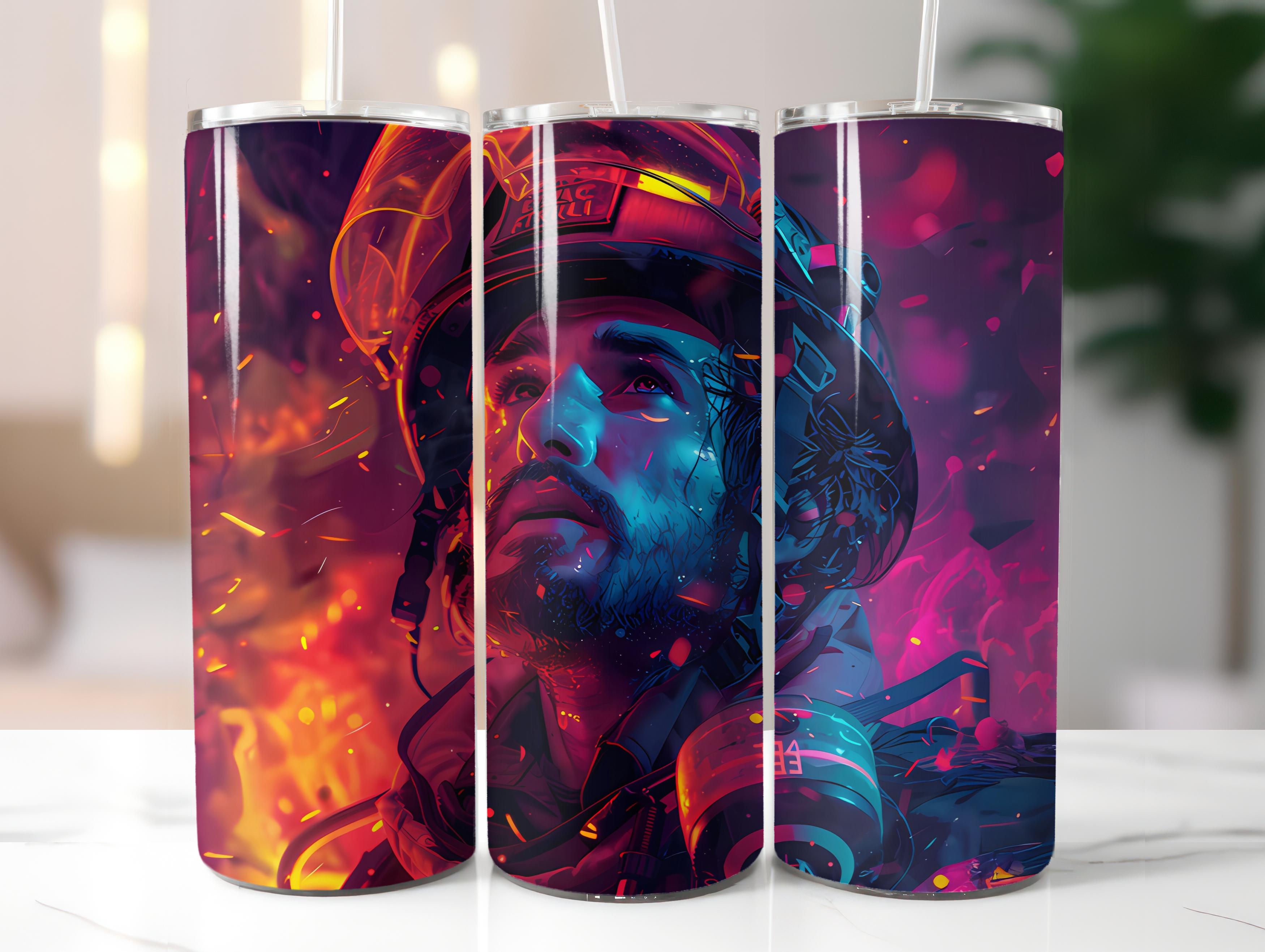 Firefighter Profession 5 Tumbler Wrap - CraftNest - Digital Crafting and Art