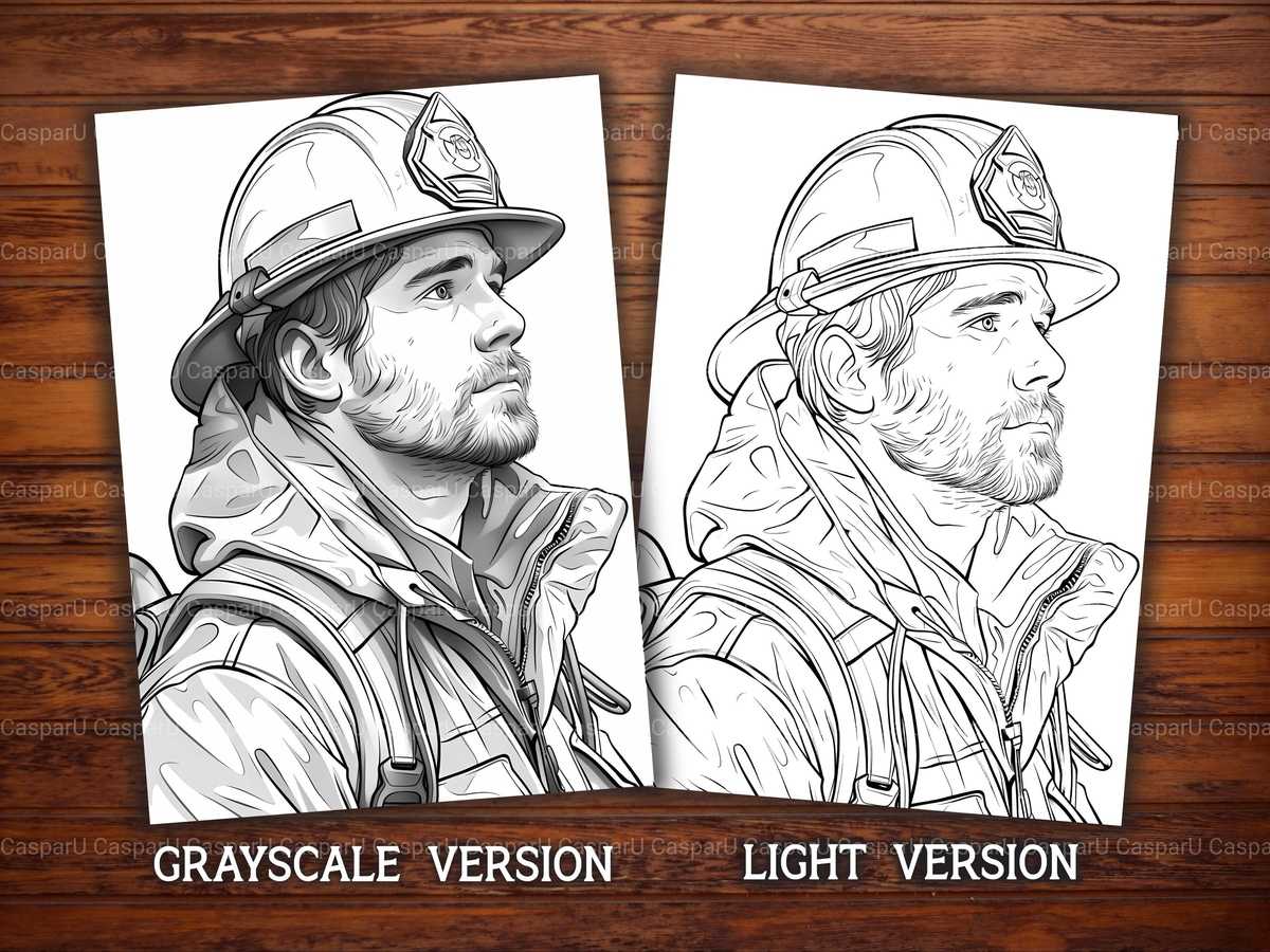 Firefighter Coloring Books - CraftNest - Digital Crafting and Art