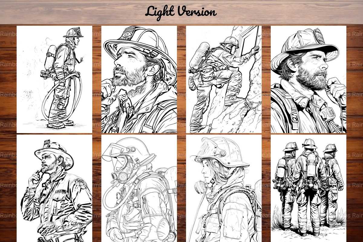 Firefighter Coloring Books - CraftNest - Digital Crafting and Art