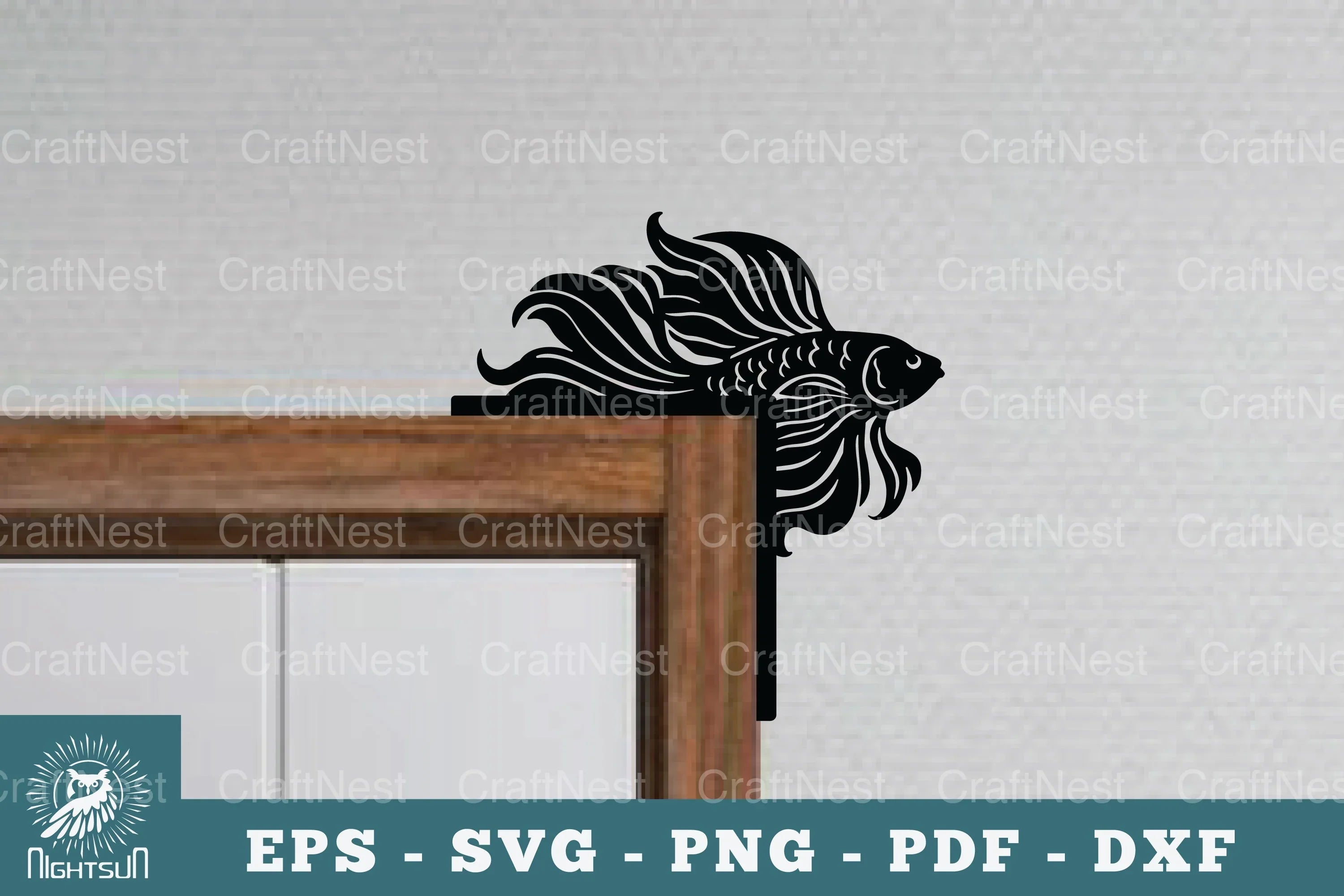 Fish Door Corner Lasercut SVG Bundle - CraftNest - Digital Crafting and Art