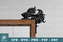 Fish Door Corner Lasercut SVG Bundle - CraftNest - Digital Crafting and Art