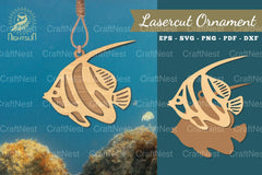 Fish Laser Cut Ornament SVG Bundle - CraftNest - Digital Crafting and Art
