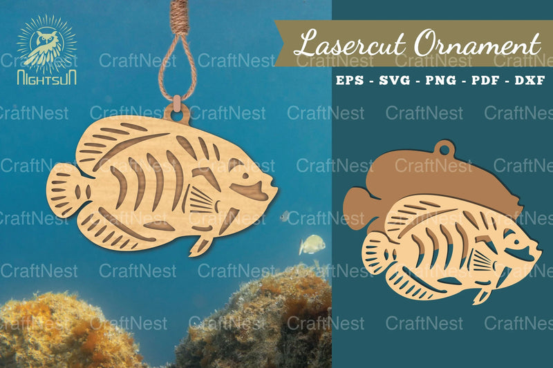 Fish Laser Cut Ornament Clipart Bundle - CraftNest - Digital Crafting and Art