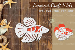 Fish Paper Cut SVG Bundle - CraftNest - Digital Crafting and Art