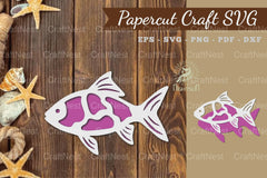Fish Paper Cut SVG Bundle - CraftNest - Digital Crafting and Art