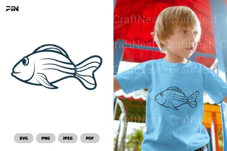 Fish Sea Animals Illustration Clipart Bundle - CraftNest - Digital Crafting and Art