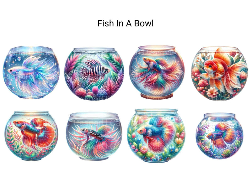 Fish in Bowl - CraftNest - Digital Crafting and Art