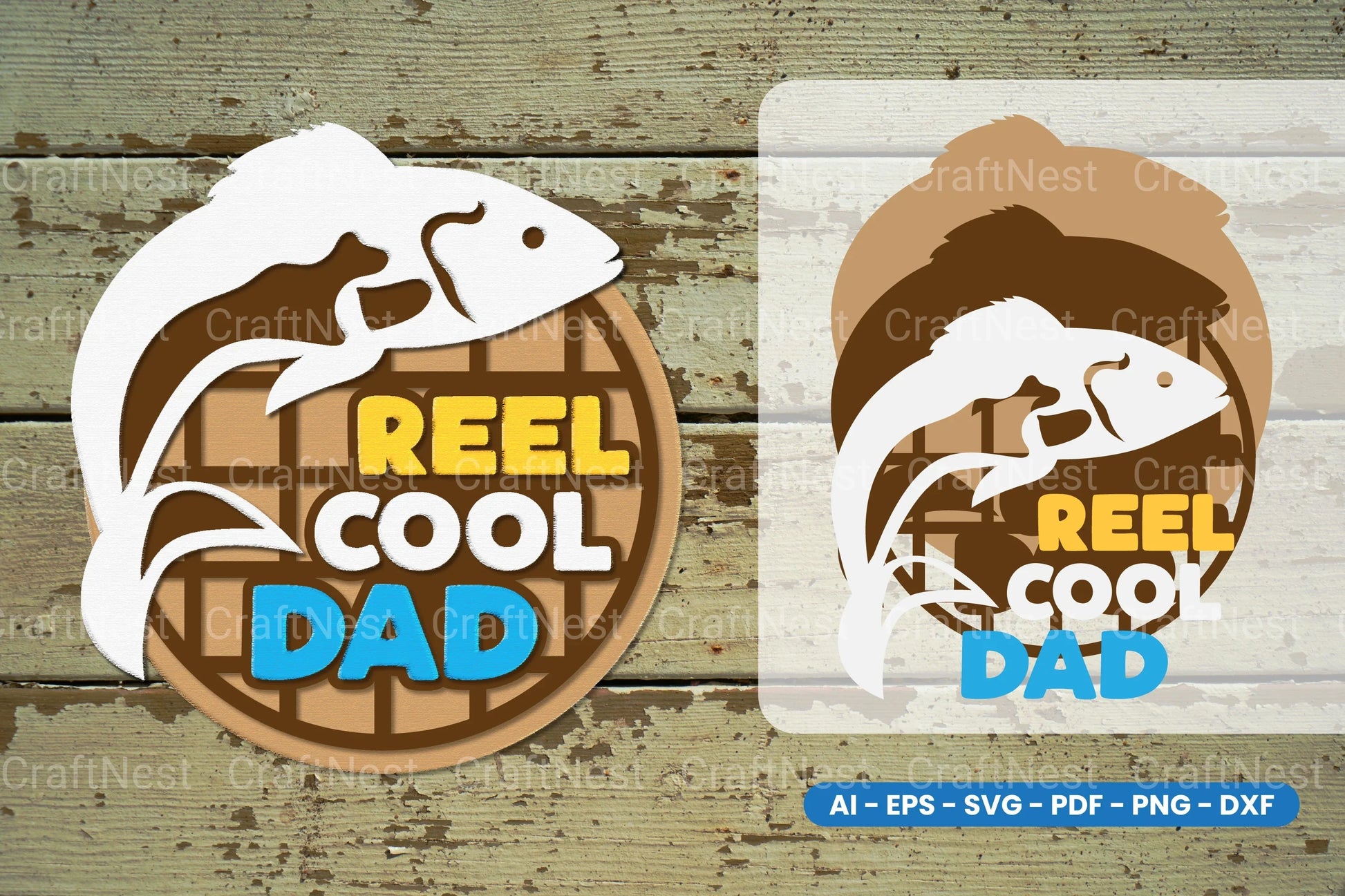 Fishing Dad Laser Cut SVG Bundle - CraftNest - Digital Crafting and Art