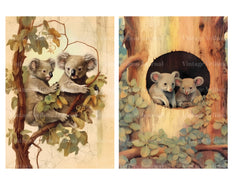 Koalas Junk Journal Pages - CraftNest