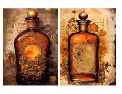 Enchanted Potion Junk Journal Pages - CraftNest