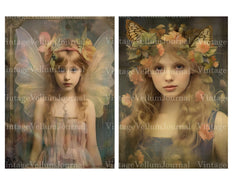 Fairy Portraits Junk Journal Pages - CraftNest