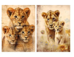 Baby Lion Junk Journal Pages - CraftNest