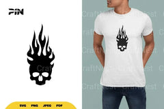 Flame Head Skull SVG Bundle - CraftNest - Digital Crafting and Art