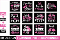 Flamingo 20 SVG Bundle - CraftNest - Digital Crafting and Art