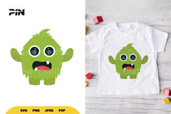 Flat Illustration Cute Monster Character Clipart Bundle - CraftNest - Digital Crafting and Art