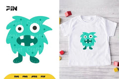 Flat Illustration Cute Monster Character Clipart Bundle - CraftNest - Digital Crafting and Art