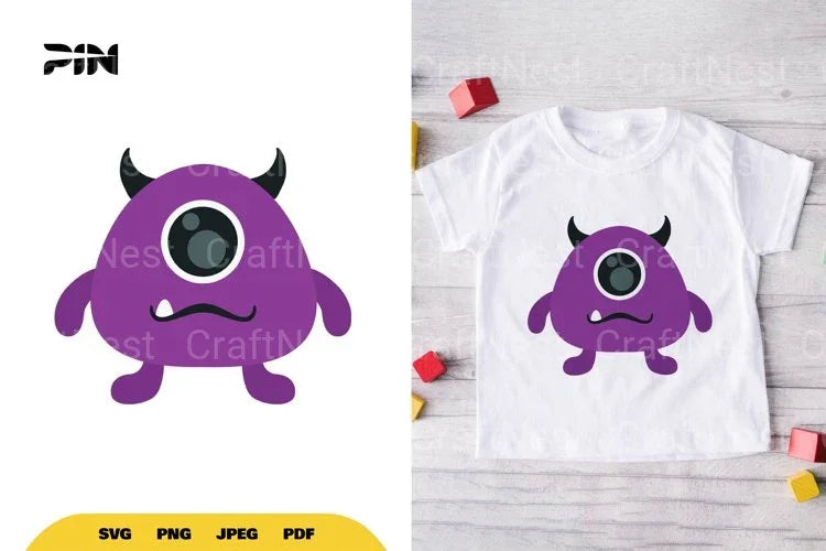 Flat Illustration Cute Monster Character Clipart Bundle - CraftNest - Digital Crafting and Art