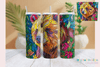 Brown Bear Stained Glass Tumbler Wrap