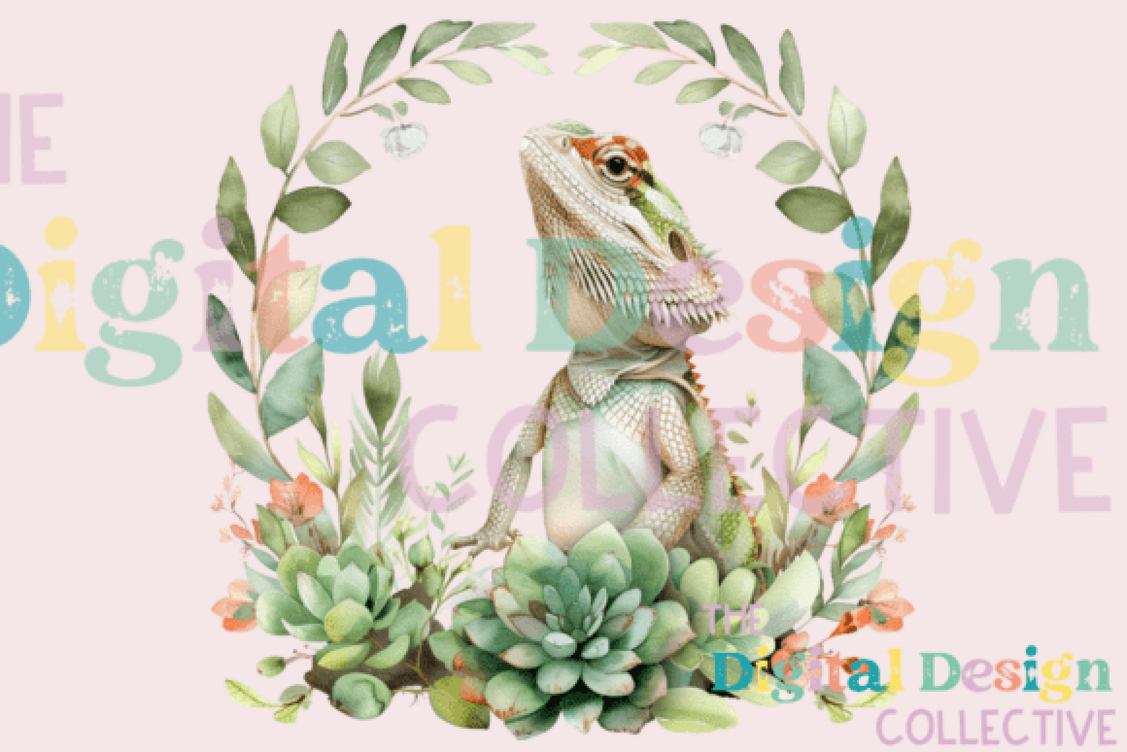 Bearded Dragon Clipart Bundle