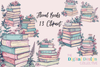 Floral Book Clipart Bundle