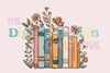 Floral Books Clipart Bundle