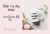Floral Coffee Mug Mockup Design