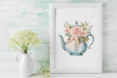 Charming Spring Teapot Clipart Bundle - CraftNest - Digital Crafting and Art
