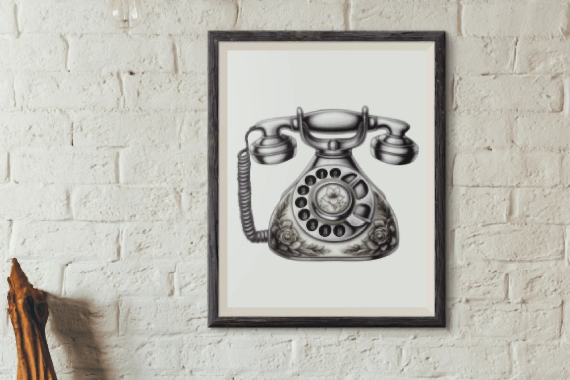 Vintage Floral Phone Illustration Clipart Bundle - CraftNest - Digital Crafting and Art