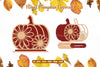 Floral Autumn Lasercut SVG Clipart Bundle