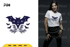 Floral Bat SVG Bundle - CraftNest - Digital Crafting and Art