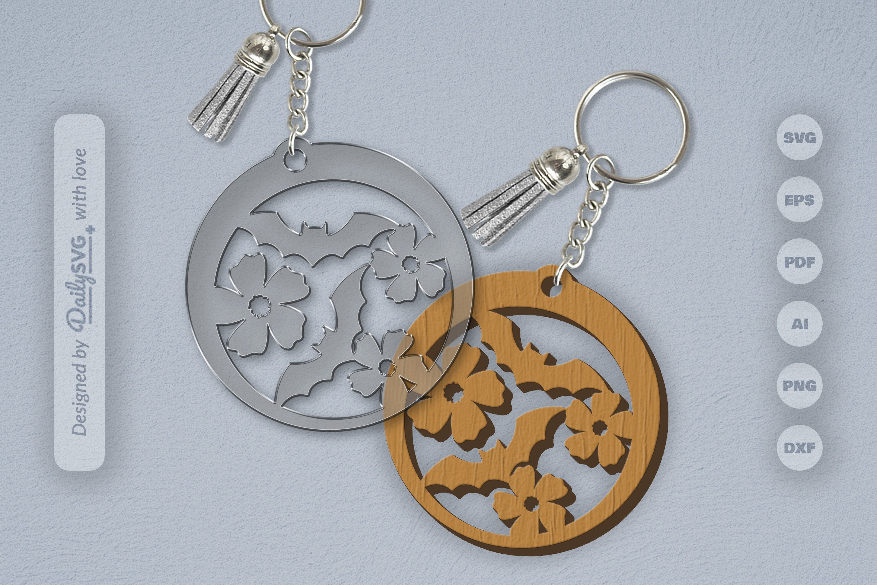 Floral Bats Halloween SVG Bundle 10