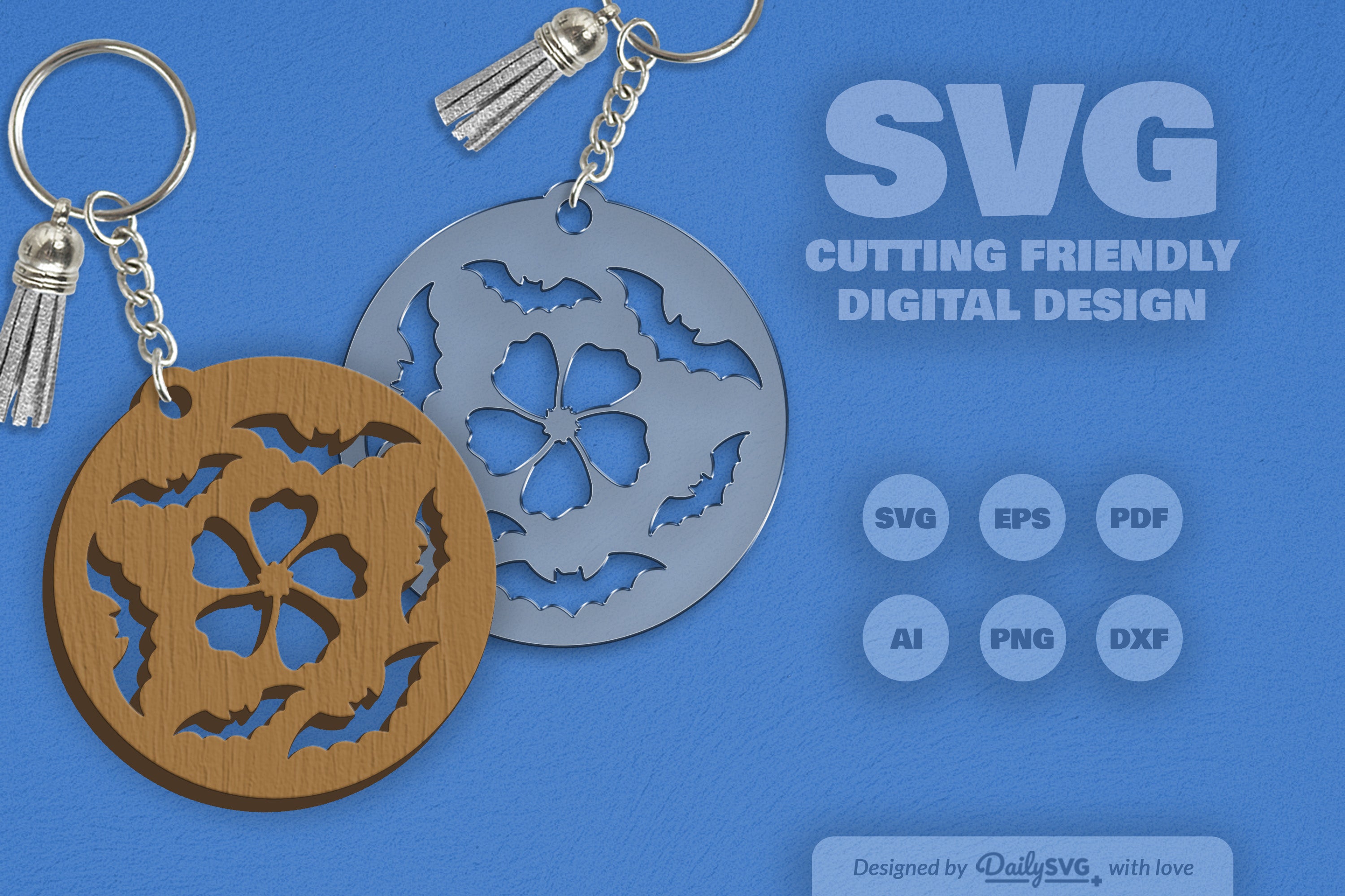 Floral Bats Halloween SVG Bundle 6