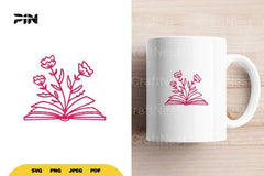 Floral Book SVG Bundle - CraftNest - Digital Crafting and Art