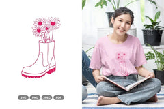 Floral Boots SVG Bundle - CraftNest - Digital Crafting and Art
