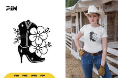 Floral Boots SVG Bundle - CraftNest - Digital Crafting and Art