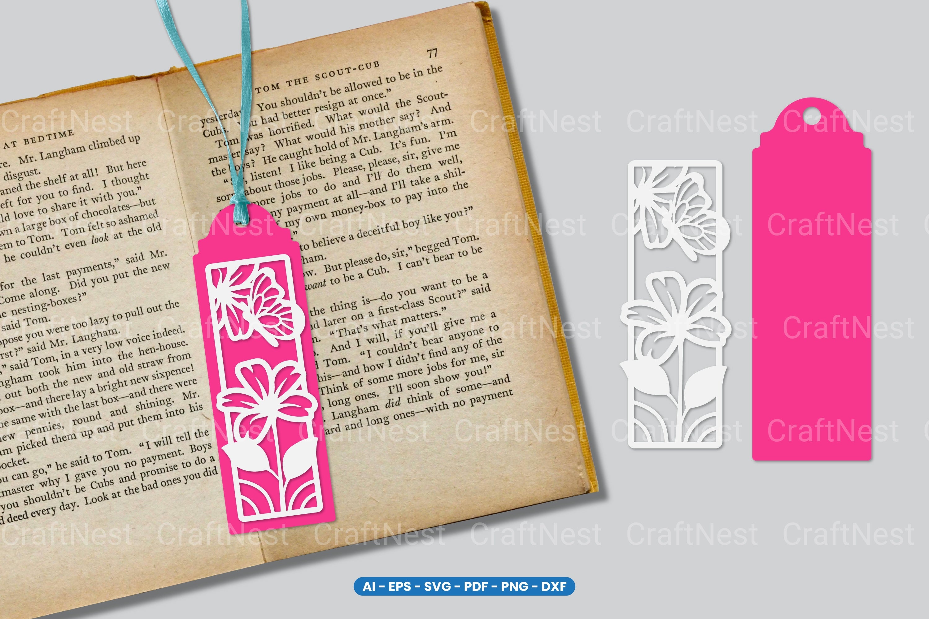 Floral Butterfly SVG Clipart Bundle