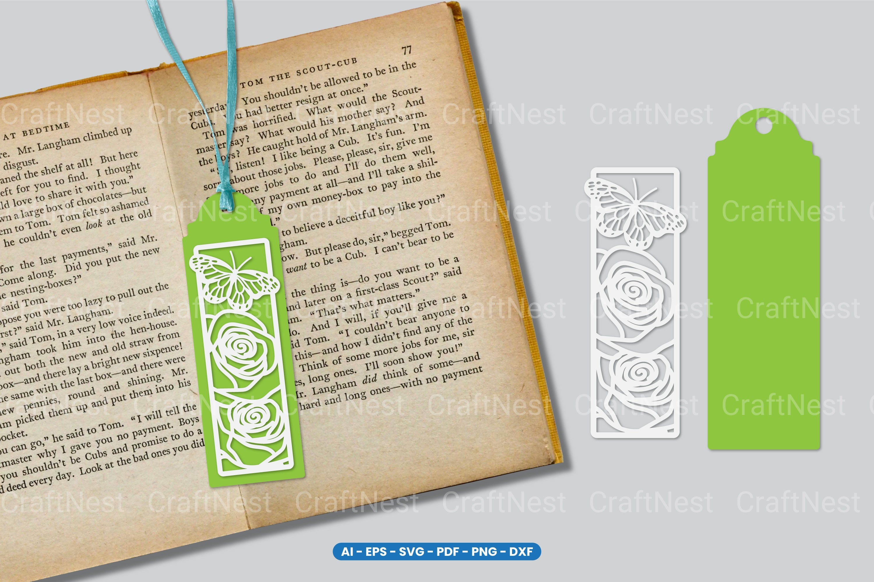 Floral Butterfly SVG Clipart Bundle